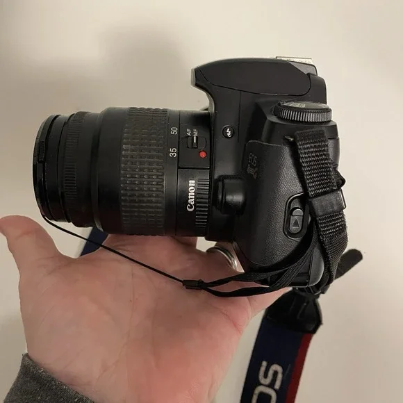 Canon EOS Rebel G 35mm SLR Camera with Lens Vintage Camera Instruction Book
